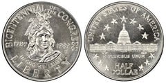 50 cents (200 Aniversario del Congreso) from United States