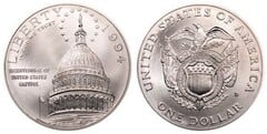1 dollar (Bicentennial of the United States Capitol) from United States