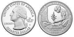 Photo of 1/4 dollar (Marsh-Billings-Rockefeller)