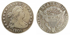 Photo of 1/4 dollar (Draped Bust / Heraldic Eagle)