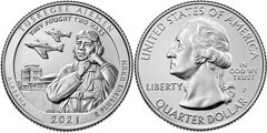 Photo of 1/4 dollar (Sitio Nacional de Tuskegee Airmen - Alabama)