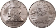 1 dollar (100th Anniversary first flight Wright Bros.) from United States
