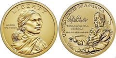 1 dollar (Sacagawea Dollar - Ely S. Parker - TONAWANDA / SENECA / HA-SA-NO-AN-DA) from USA