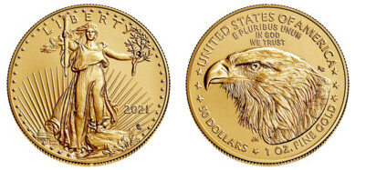 Photo of 50 dollars (American Gold Eagle)