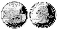 1/4 dollar (50 Estados de los EEUU - Arizona) from United States