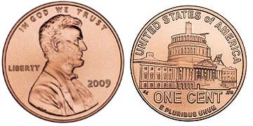 Photo of 1 cent (Lincoln Penny) Presidency in Washington, D.C.