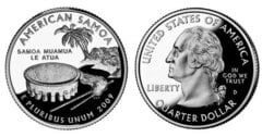 1/4 dollar (American Samoa) from United States