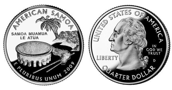 Photo of 1/4 dollar (American Samoa)
