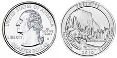 1/4 dollar (America The Beautiful - Yosemite National Park, California) from United States