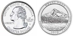 1/4 dollar (America The Beautiful - Mount Hood National Park, Oregon) from United States