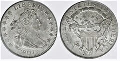 1 dime (Draped Bust Heraldic Eagle ) from United States
