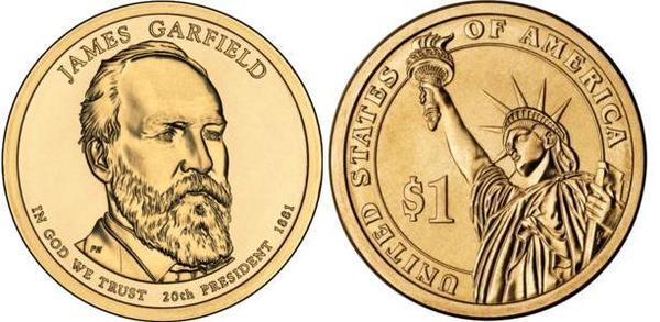 Photo of 1 dollar (Presidentes de los EEUU - James Garfield)