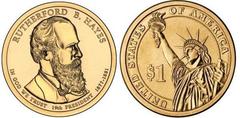 1 dollar (Presidentes de los EEUU - Rutherford B. Hayes) from United States