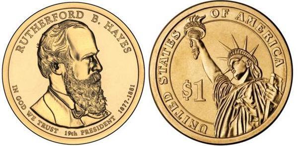Photo of 1 dollar (Presidentes de los EEUU - Rutherford B. Hayes)