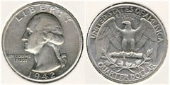 1/4 dollar (Washington) from United States