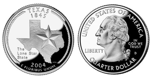 Photo of 1/4 dollar (50 Estados de los EEUU - Texas)