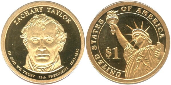 Photo of 1 dollar (Presidentes de los EEUU - Zachary Taylor)