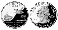 1/4 dollar (50 U.S. States - Florida) from United States