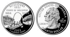 1/4 dollar (50 Estados de los EEUU - Missouri) from United States