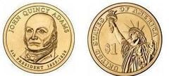 1 dollar (U.S. Presidents - John Quincy Adams) from United States