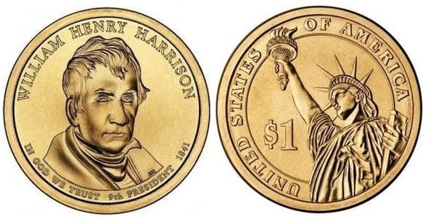 Photo of 1 dollar (Presidentes de los EEUU - William Henry Harrison)