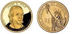 1 dollar (U.S. Presidents - James K. Polk) from United States