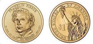 Photo of 1 dollar (Presidentes de los EEUU - Franklin Pierce)