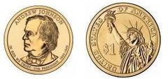 1 dollar (Presidentes de los EEUU - Andrew Johnson) from United States