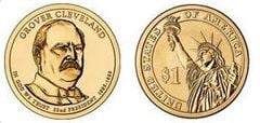 1 dollar (Presidentes de los EEUU - Grover Cleveland, 1er mandato) from United States