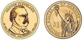 Photo of 1 dollar (Presidentes de los EEUU - Grover Cleveland, 2º mandato)