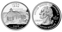 1/4 dollar (50 U.S. States - Iowa) from United States