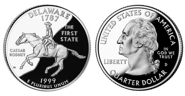 Photo of 1/4 dollar (50 Estados de los EEUU - Delaware)
