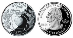 1/4 dollar (50 U.S. States - Georgia) from United States