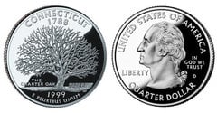 1/4 dollar (50 Estados de los EEUU - Connecticut) from United States