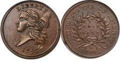 1/2 centavo (Liberty Cap) from USA