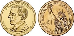 1 dollar (Presidentes de los EEUU - Woodrow Wilson) from United States