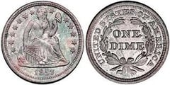 1 dime (Seated Liberty Dime) from USA