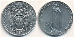 1 lira from Vatican