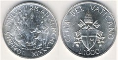 1.000 lire from Vaticano