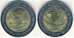 500 liras (Juan Pablo II) from Vaticano
