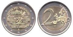 2 euro (25 Aniversario de la Caída del Muro de Berlín) from Vaticano