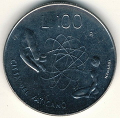 100 liras (Juan Pablo II) from Vaticano