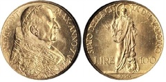 100 lire from Vaticano