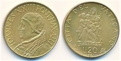 20 lire from Vaticano