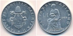 1 lira from Vatican