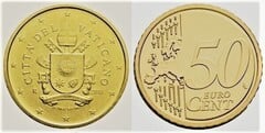 50 euro cent (Francis I Coat of Arms) from Vatican