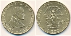 200 lire from Vaticano