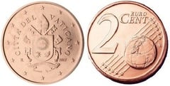 2 euro cent (Escudo Francisco I) from Vaticano