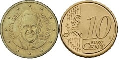 10 euro cent (Francisco I) from Vaticano