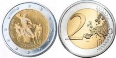 2 euro (Año Europeo del Patrimonio Cultural) from Vaticano